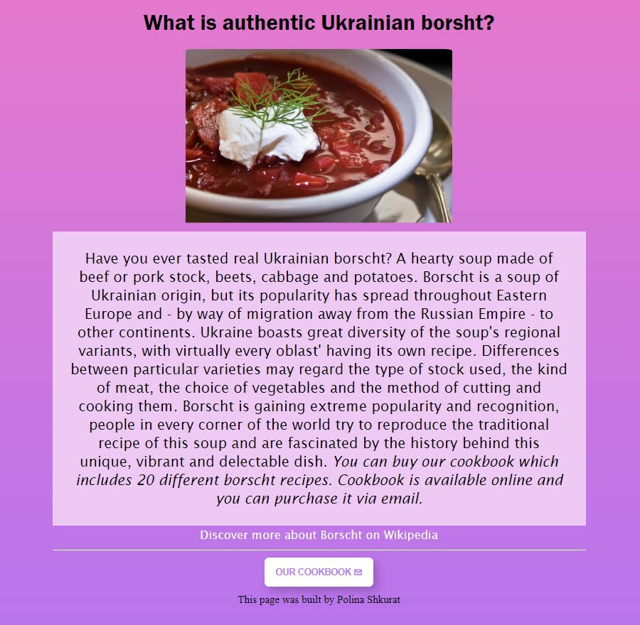 borscht website